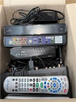 Box of Wi-Fi Routers & Remotes