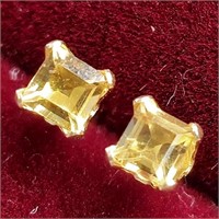 $200 10K  Citrine Earrings