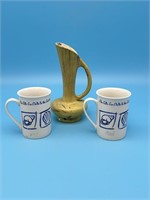 2 Sea Shells Designer Coffee Mugs & Pottery