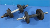 2 Barbell Weights w/Plates