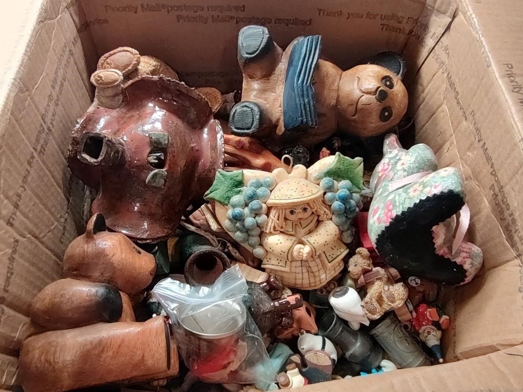 Box of Mixed Small Collectibles