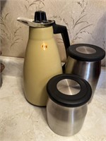 CANISTERS & CARAFFE