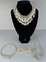 Pearl Necklace and Jewelry