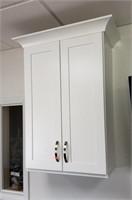 White Solid Wood Cabinet 24"w, 13"d, 40"t