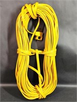 Yellow Extension Cord with Exposed Wire End