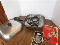 Vintage Sunbeam Electric Fryer with lid &
