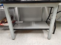 Work table used in copy room.