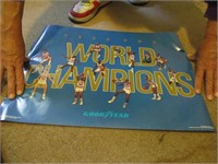1989 NBA world champions poster.