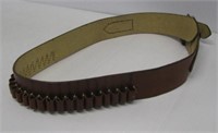 Leather ammo belt.