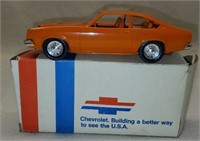 Vintage 1974 Chevrolet Vega Orange Toy Car in Box