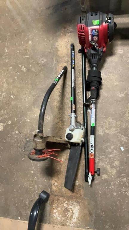 Troy Bilt, four cycle weedeater with trimmer,