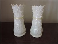 Pair of Beleek Vases