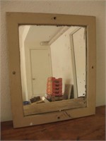 15 X 18 Vintage Wood Framed Mirror