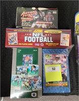 4 SEALED BOXES NFL TADING CARDS