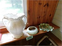 Large ceramic vase, 12w x 12.5t x 8d - handmade