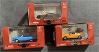 3 Real Rides 1:87 scale Die Cast Cars