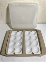 Vintage Tupperware Deviled Egg Carrier