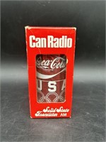Vintage Olympics Coca Cola Can AM Radio