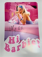 Autograph COA Barbie Offical Poster A2