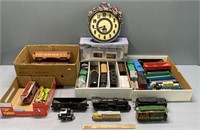 Lionel Toy Trains;  Accessories & Clock Lot