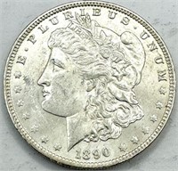 1890 Philadelphia Morgan Silver Dollar