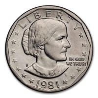 1981-s Susan B. Anthony Dollar Bu