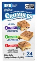 9-Pk CakeBites Crumbles Muffins, Variety Pack, 57g