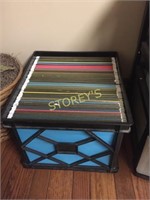 LG Crate w/ Hanging File Folders