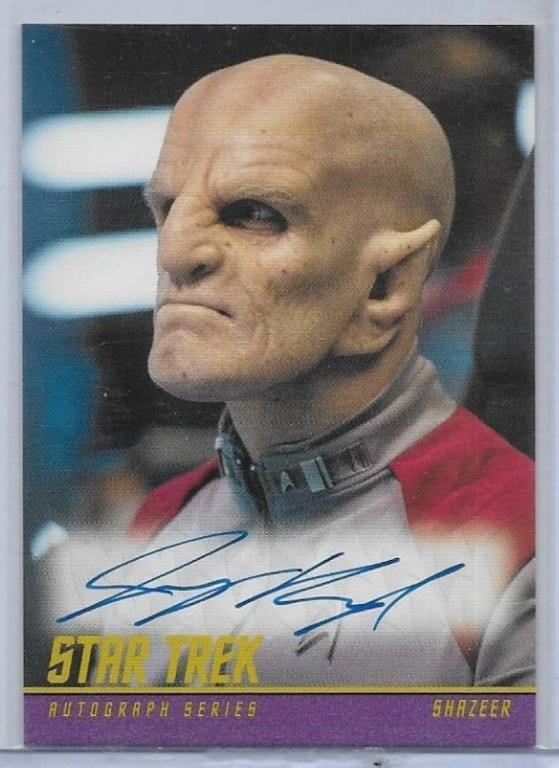 Star Trek Jeremy Raymond as Shazeer Autograph