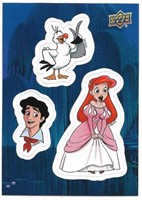 2018 Upper Deck Disney Sticker S12 Ariel, Scuttle,