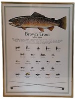 1987 Brown Trout Wall Hanging