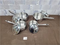 High end pots with lids