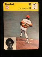 1979 JR Richard Houston Astros MLB Sportscaster Ba