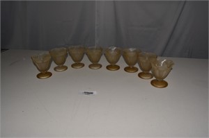 Eight Glass Sundae Bowls