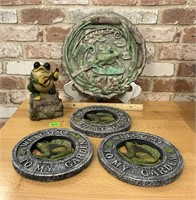 Stepping stones / outside wall art