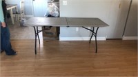 Folding table, 30 x 70”