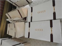 (4) Pairs of men’s Gucci Top Sider style shoes