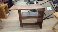 WOOD END TABLE (16