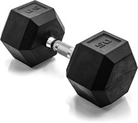 CAP Coated Hex Dumbbell Weight |50lbs ONLY 1