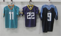 Three Sports Jerseys Pre-Owned See Info