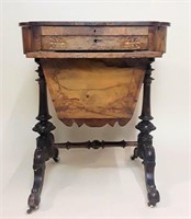 CHARMING VICTORIAN WRITING/WORK TABLE