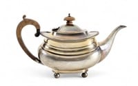 CLASSICAL-STYLE STERLING SILVER TEAPOT