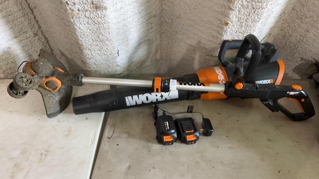 Worx- weed eater and blower