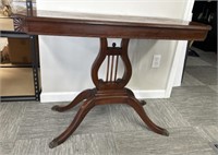 Lyre Wooden Table With Metal Claw Feet