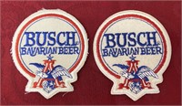 Vintage Busch Bavarian beer patch 3-1/2"