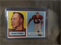 1957 Topps Jerry Tubbs Football Card