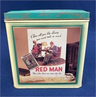 1989 RED MAN CHEWING TOBACCO TIN CAN *EMPTY*, 6