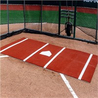 12' x 6' Clay Batting Mat Pro w/ Inlaid Home Plate