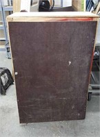 Woden Cabinet With Shop Supplies