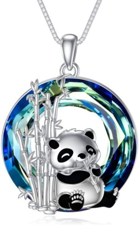 Panda Necklace 925 Sterling Silver Plated Bear